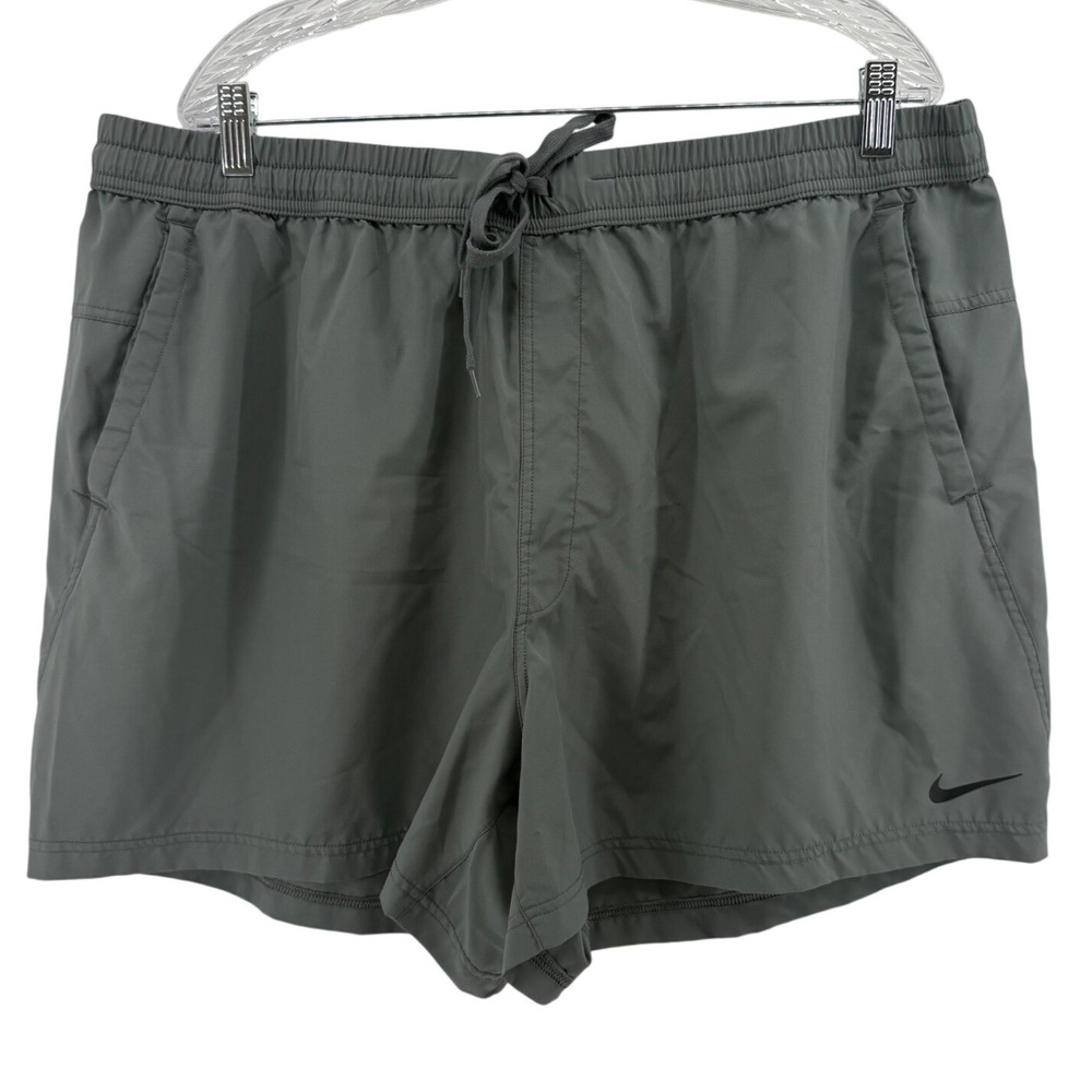Nike Mens Dri-FIT Training Shorts Smoke Grey 3XL FN4347-084 Running Gym Big Tall